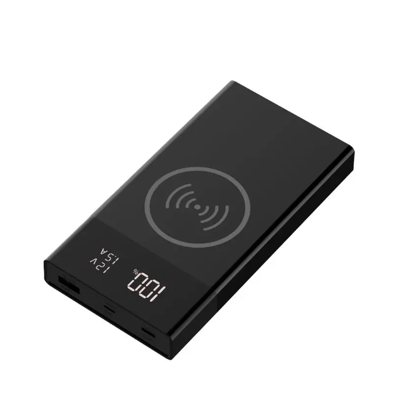 6x18650 аккумулятор DIY Qi Беспроводное зарядное устройство QC3.0 USB Type C PD Быстрая