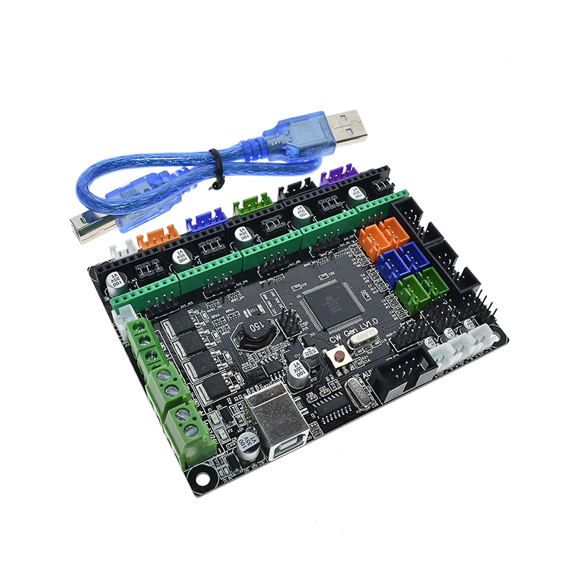 Плата 3D-принтера MKS Gen L V1.0 контроллер совместим с драйверами Ramps1.4/Mega2560 R3 Поддержка A4988/8825/TMC2208/TMC2100