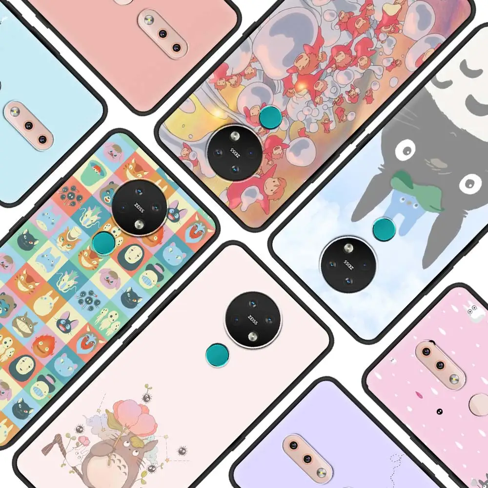 Cute Totoro Anime Phone Case For Nokia XR20 G10 7.2 5.4 5.3 3.4 1.4 8.3 X10 2.4 2.3 C20 C30 C2 tennen G20 X20 C10 Housing