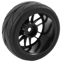 4pcs 110 rubber tire rc racing car tires on road wheel rim fit for hsp hpi 9068 6081 rc car part