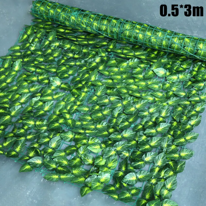 Искусственные листья плюща панели для живой изгороди забор экранирование