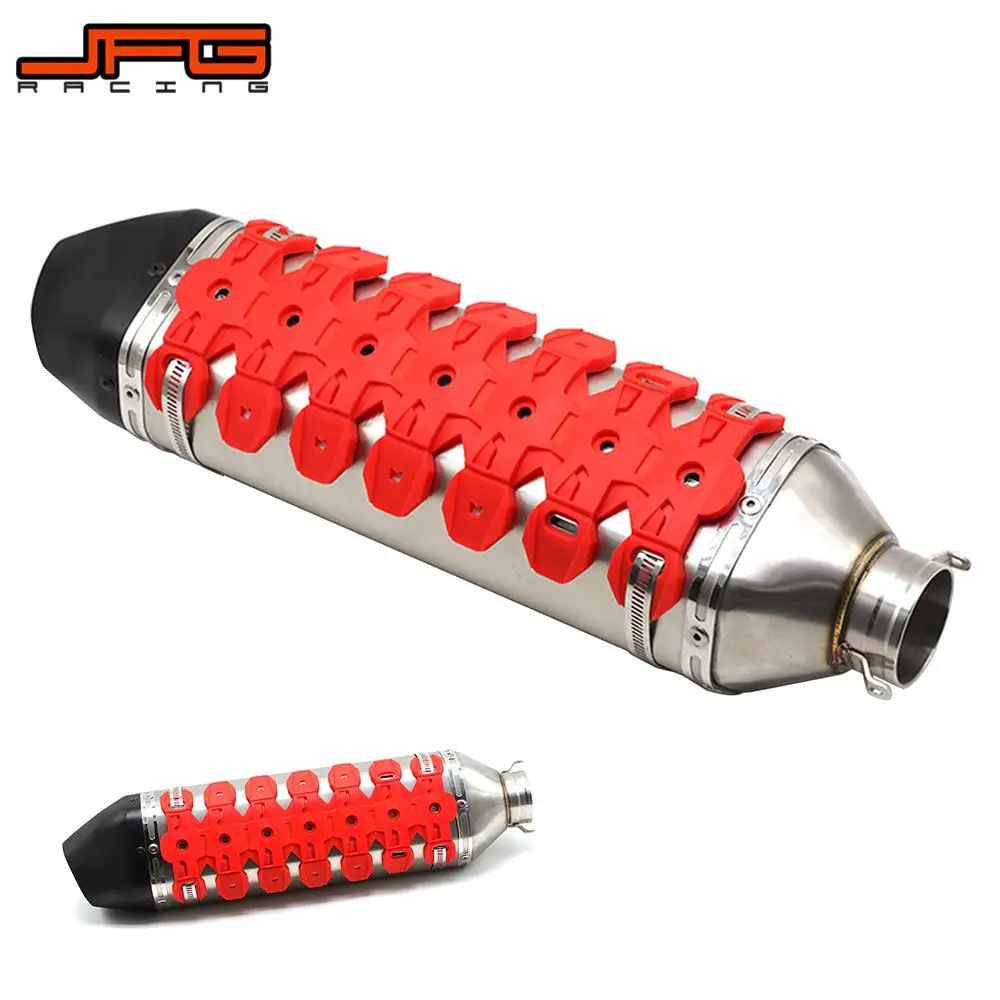 Защита выхлопной трубы мотоцикла глушитель Защитная крышка тепловой экран для KTM