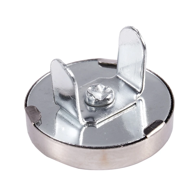 

NEW-DIY Magnetic Circular Clasp for Bag Purse Clothes (Silver, 1.8cm, Set of 10)