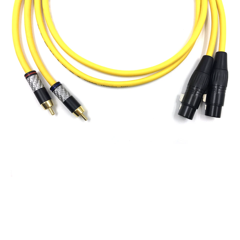 Haldane Pair type-4 XLR Balacned — аудиокабель RCA 2RCA папа мама 2XLR Соединительный кабель с VDH Van Den