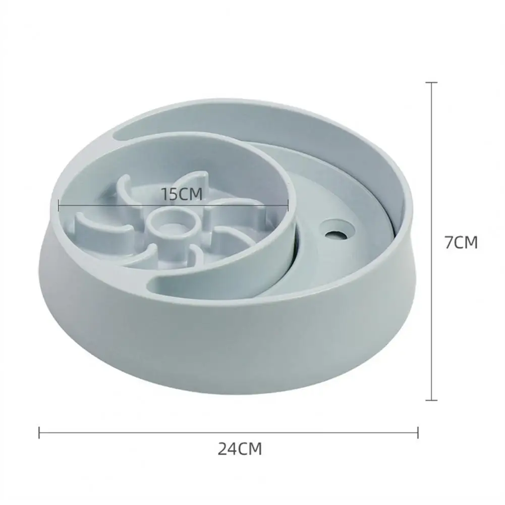 

Sun-moon Ring-shaped Anti-choking Dual-purpose Cats Dogs Drinking Feeding Bowl
