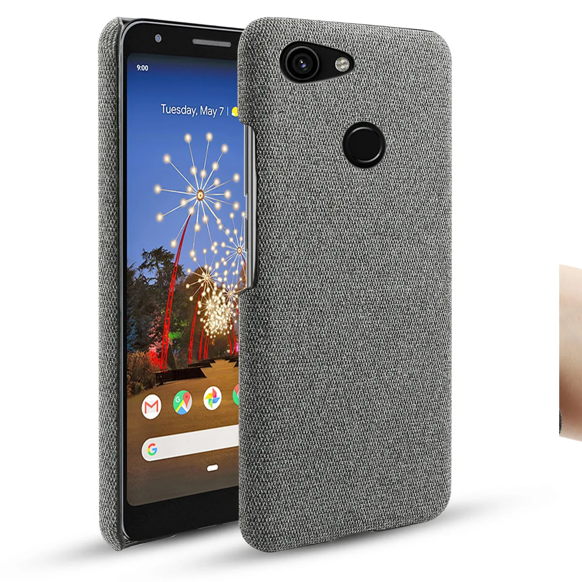 02 Для Google Pixel 3a XL 4 XL Чехол Ультра задний Жесткий PC тканый противоударный защитный войлочный тканевый чехол для Google Pixel 3a 4 - Цвет: 02