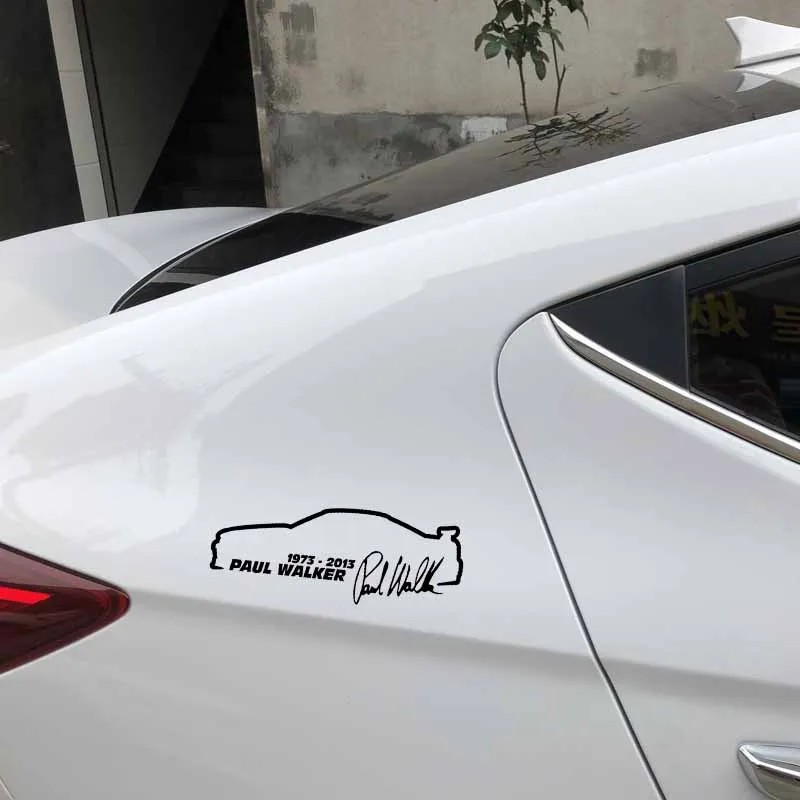 Fast and Furious Car Sticker Vinyl - 13cm x 5cm Paul Walker Style S4-0466 image 4