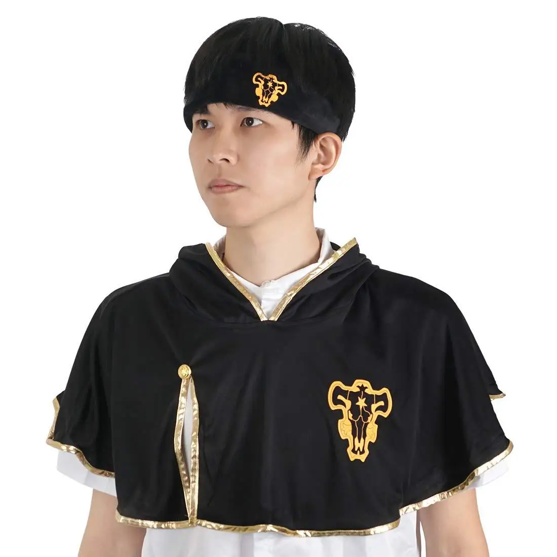 Аниме Черный клевер черный Bull накидка Аста Косплэй пять с изображением