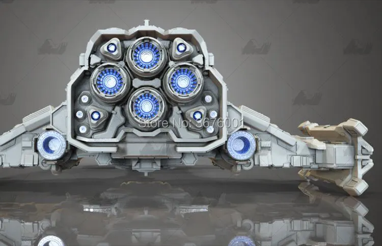 Terran Battlecruiser StarCraft Цифровой 3D Печатный файл для ЧПУ резьба рельеф Гараж Комплект Модель маршрутизатор STL формат GK T0020