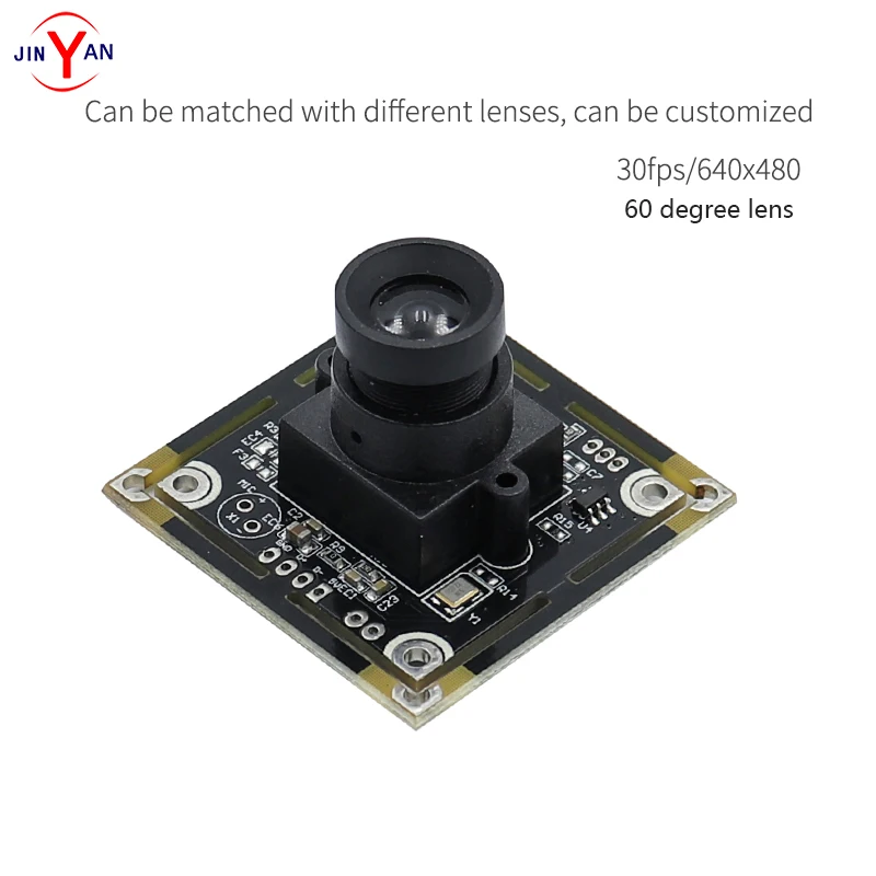 Искажений объектив USB2.0 HD модуль камеры OV7725 0.3MP камера 640*480 поддержка LINUX Android |