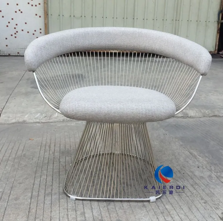 Настраиваемый современный обеденный стул из нержавеющей стали простой бытовой