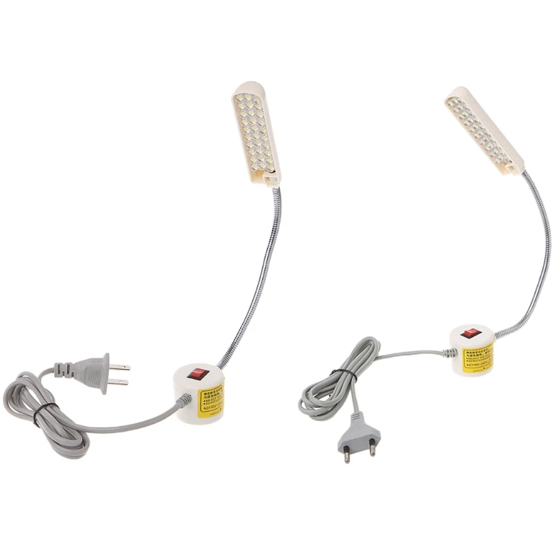 

30 LED Sewing Machine Light Working Gooseneck Lamp with Magnetic Base EU/US Plug L69B