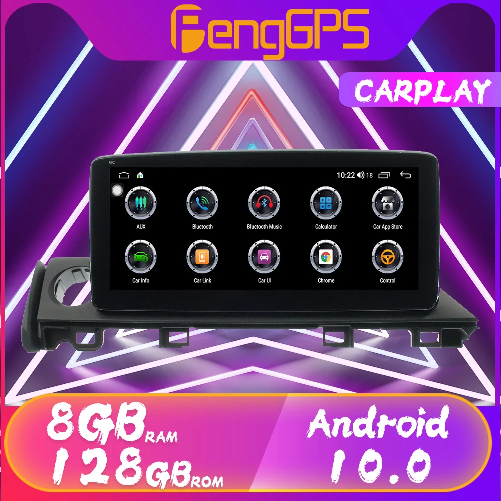 

128G Android10 PX6 DSP For MAZDA 6 2017 2018 2020 Car DVD GPS Navigation Auto Radio Stereo Video Multifunction CarPlay HeadUnit