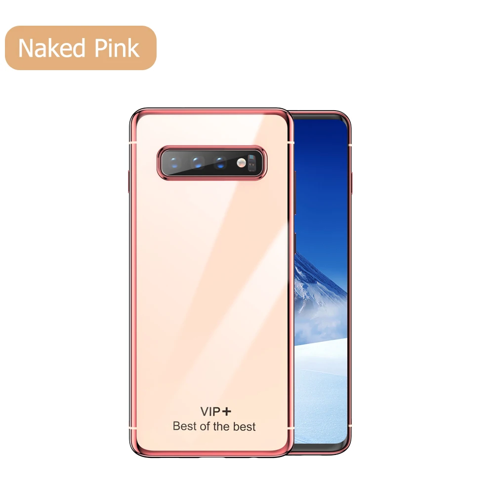 Роскошный Блестящий Мягкий чехол для samsung galaxy S10 S9 Plus S10e A30 A40 A50 A70 Note9, Ультратонкий силиконовый чехол для сотового телефона - Цвет: Pink