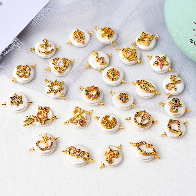 The discovery results of DIY bracelet jewelry accessories handmade demon eye cubic zirconia connector female | Украшения и