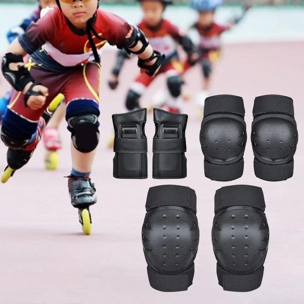 

Sports Knee Pad Wear Resistant Sweat Absorption Accessory Protective Gear Elbow Pads Wrist Guards for Riding