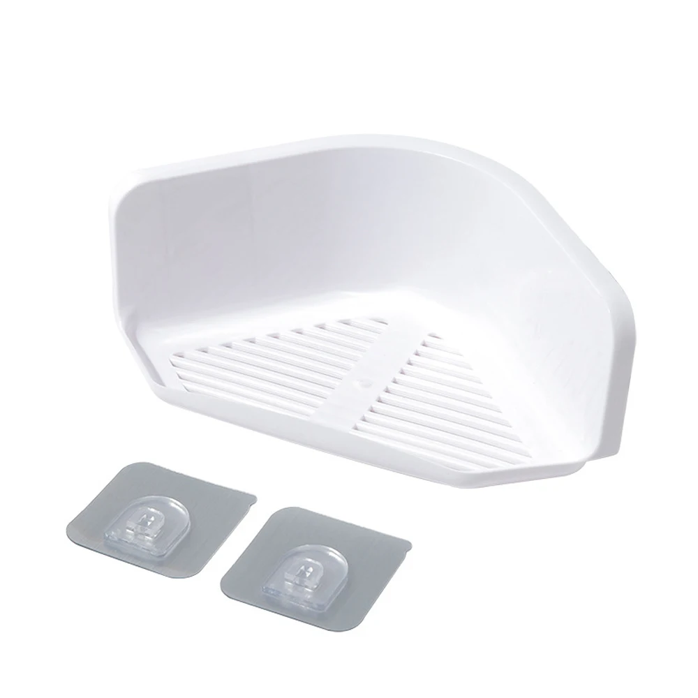 Угловая полка для ванной комнаты на присоске душа с шампунем держатель кухни