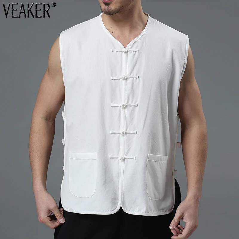 

Новинка 2021, мужские жилеты для фитнеса, топы без рукавов, мужской повседневный однотонный жилет, верхняя одежда