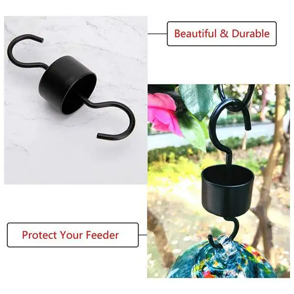 

Practical Glass Bird Feeder or Outdoors Containing Bird Feeder Hand Blown Glass Perfect for Garden Decoration