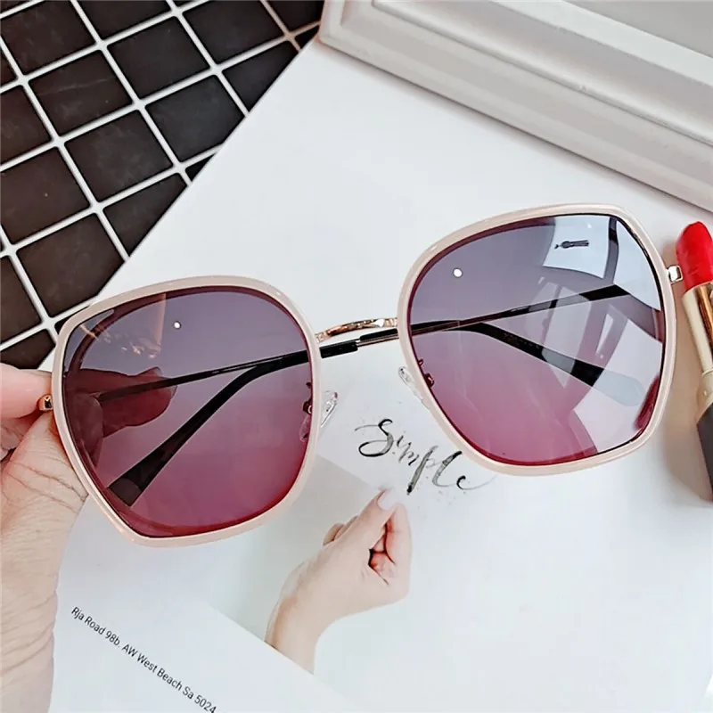 2020 Women's Glasses Korean Version of The Sunglasses Retro Vintage Round Face Thin Sunshade Driving Sun Eyeglasses UV | Аксессуары