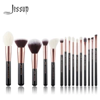 jessup brushes rose gold black professional makeup brushes make up brush set cosmetics foundation powder definer shader liner