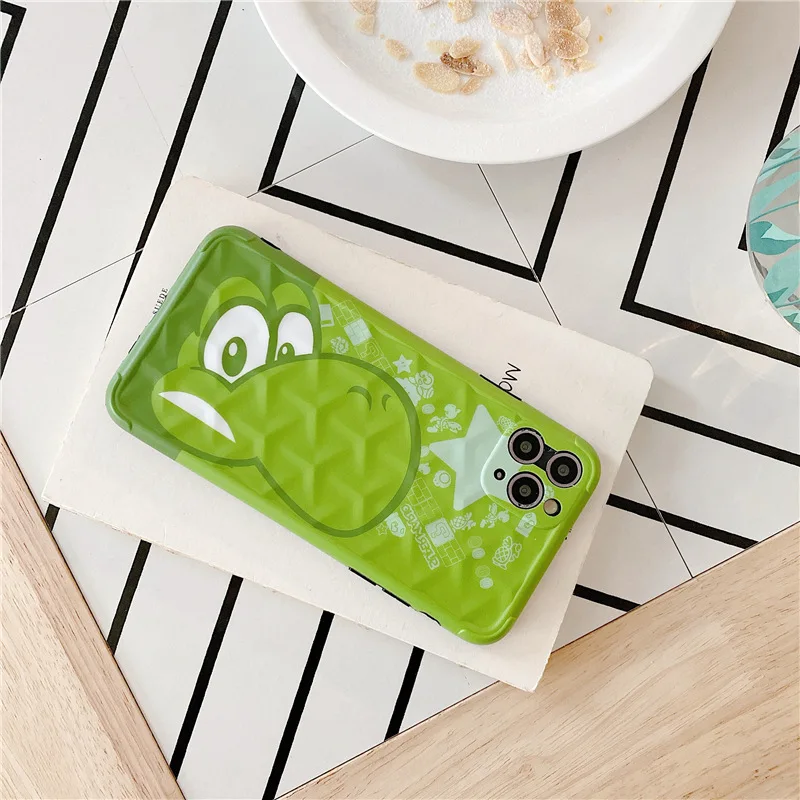 Super Mario Phone Case for IPhone 7 / 8 Plus X XS XR Max 11 12 Pro /Cute Cartoon Anti-fall Silicone | Дом и сад