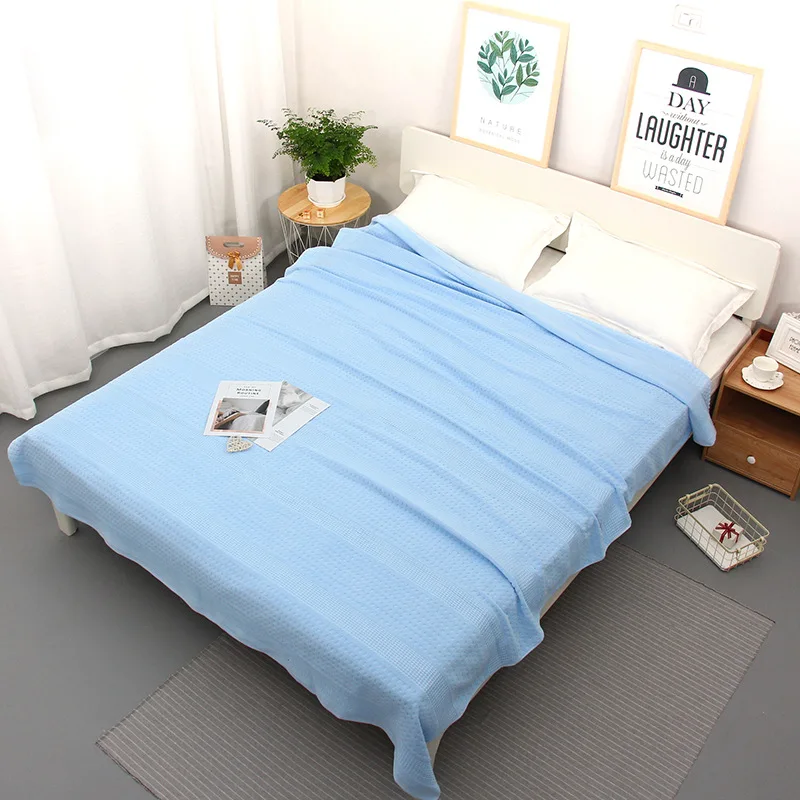 Дышащее муслиновое одеяло для кровати диван покрытие кондиционер мягкое