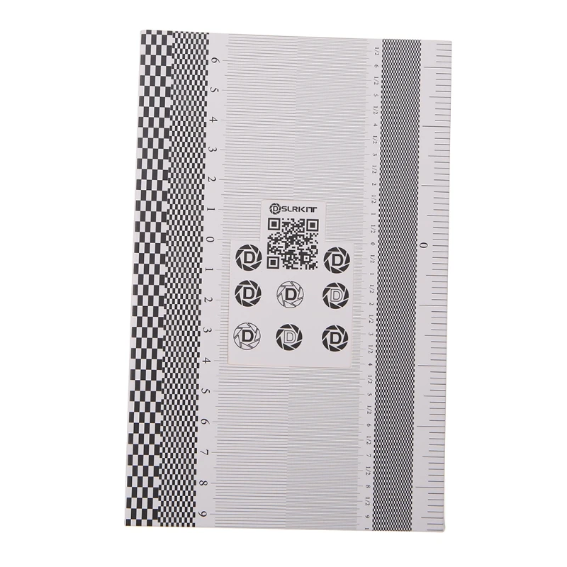 Калибровочная карта для объектива камеры MOLA Выравнивающая линейка складная