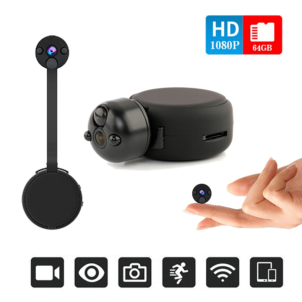 

IP-камера с раздвижным объективом, Wi-Fi, 1080P, ночное видение