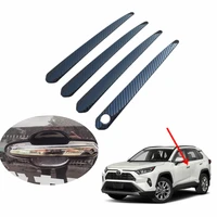 4pcs car stainless steel door handle cover trim sticker styling for toyota rav4 2020 2021 exterior car accessories