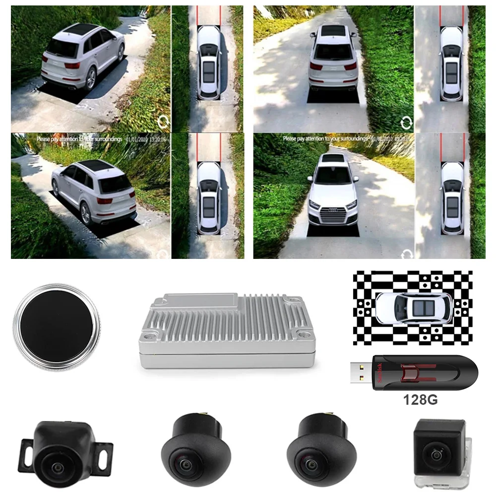 360 градусов панорамный шахматная доска 3D Камера s туфли на высоком каблуке с