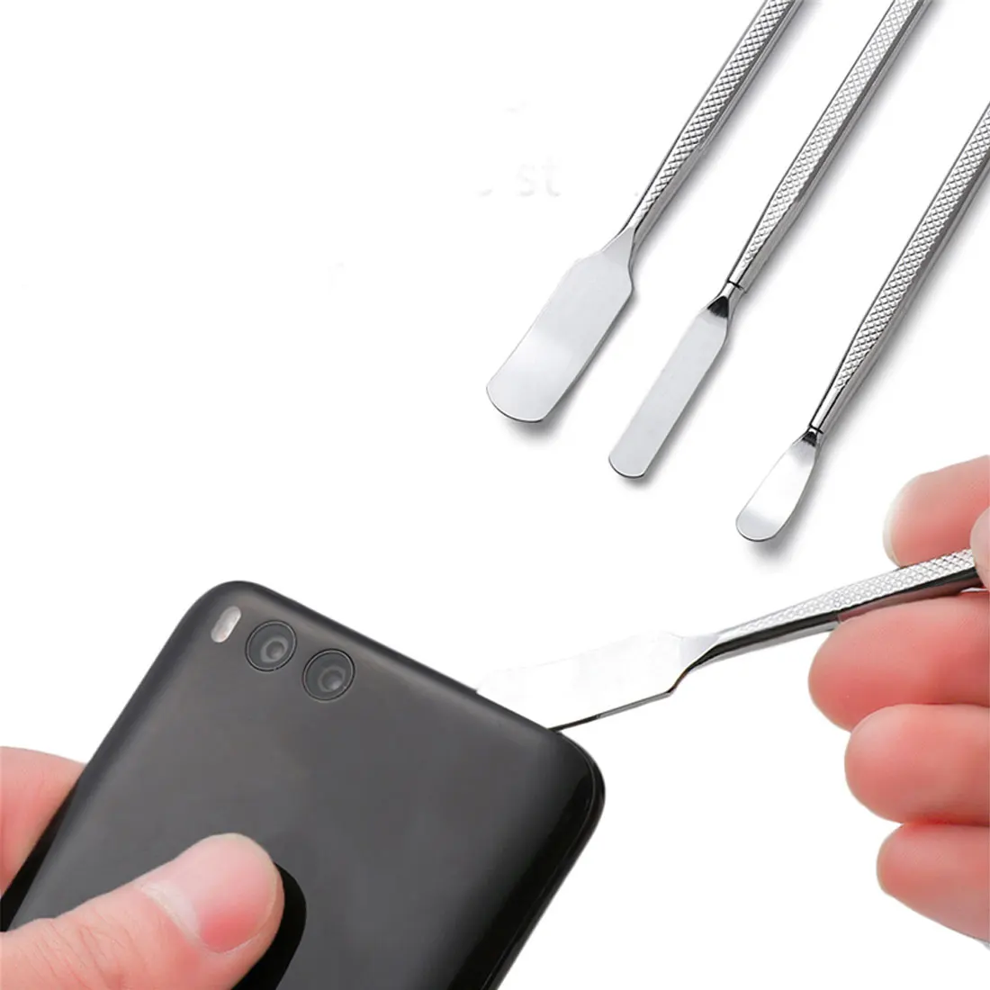 

Universal Mobile Phone Repair Opening Tool Metal Disassemble Metal Steel Pry Phone Hand Tool Set 3Pcs