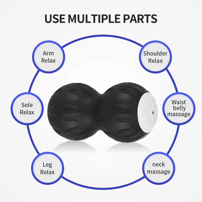 Валик для йоги мячик массажа арахиса мяч спортзала мужчин фитнеса терапии