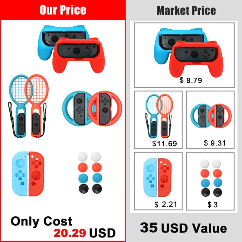 Чехол для контроллера Nintendo Switch Console ABS защитный чехол Accessories|Чехлы| |