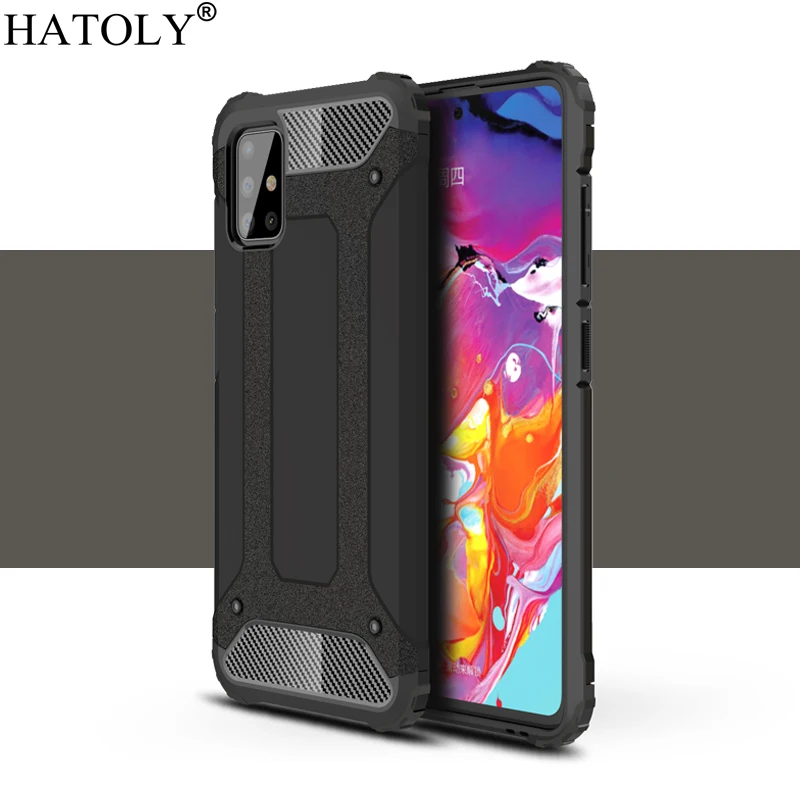 Чехол для Samsung Galaxy A51 противоударный прочный защитный чехол силиконовый бампер
