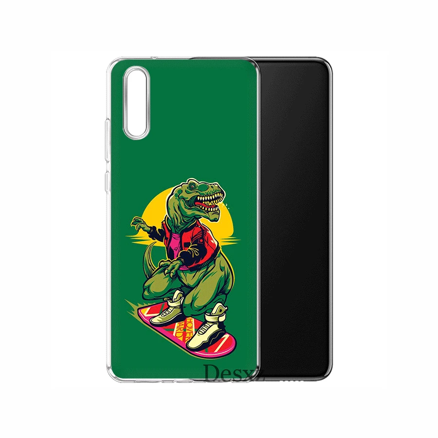 Чехол для телефона Huawei Honor 6A 6C 7A 8 8X 9 9X 10 View 20 Lite Pro Play Hard Cover Dinosaur | Мобильные телефоны