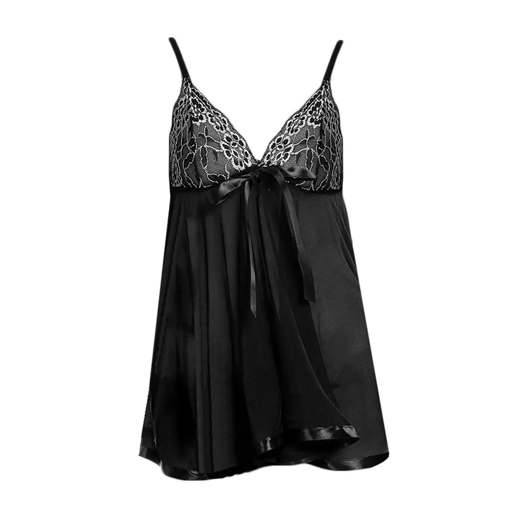 

Plus Size Women Sexy Lingerie Porno Mujer Langerie Lace Babydoll Mesh Erotic Babydoll Sexy Underwear Bow Femme Lenceria