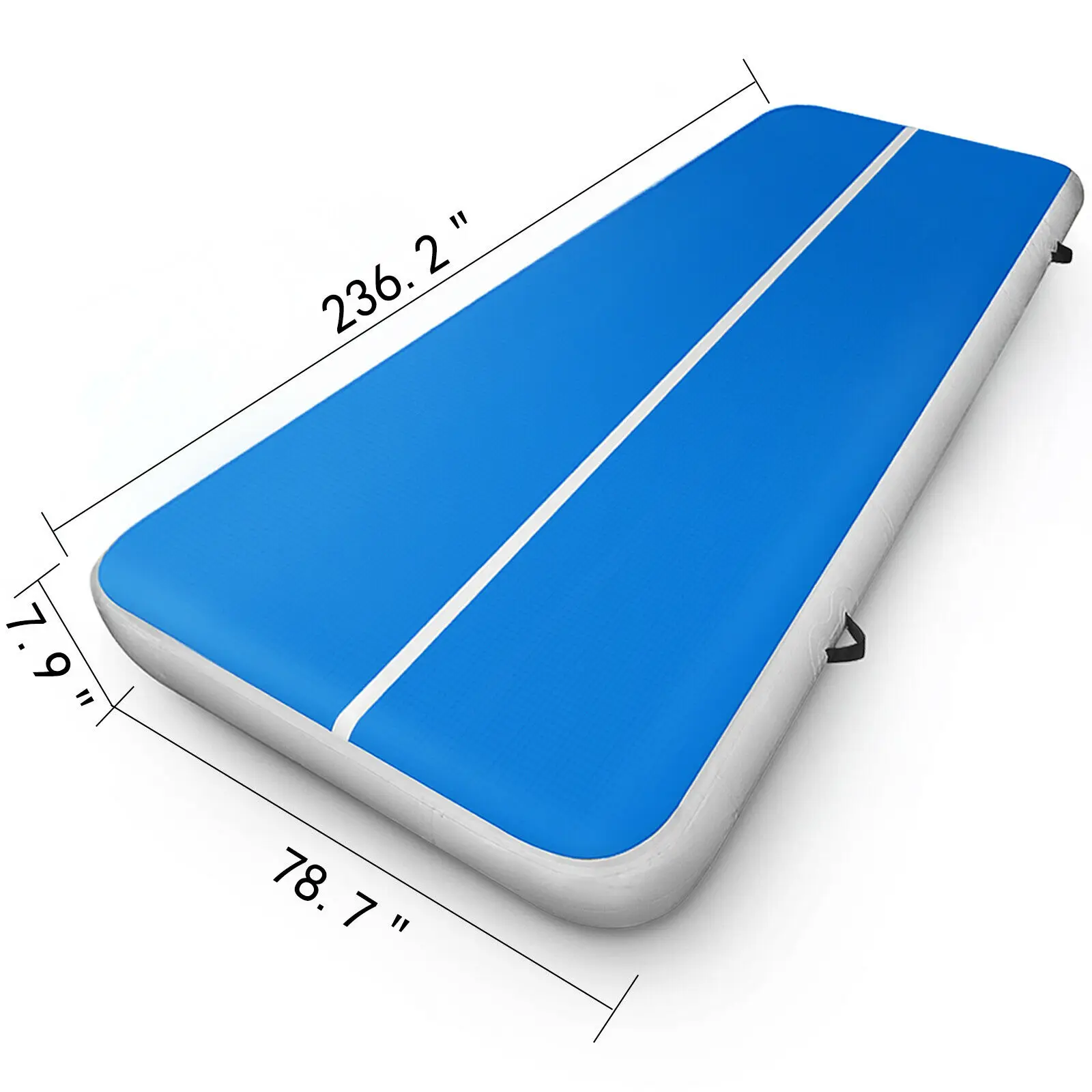 Надувной коврик для тренажерного зала 6x2x0 2 м воздушная дорожка гимнастика + насос