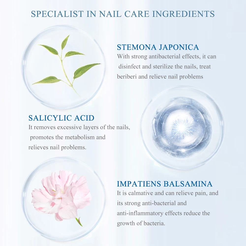 Лечение ногтей BREYLEE гелевая ручка сыворотка для удаления грибковой онихомикоза