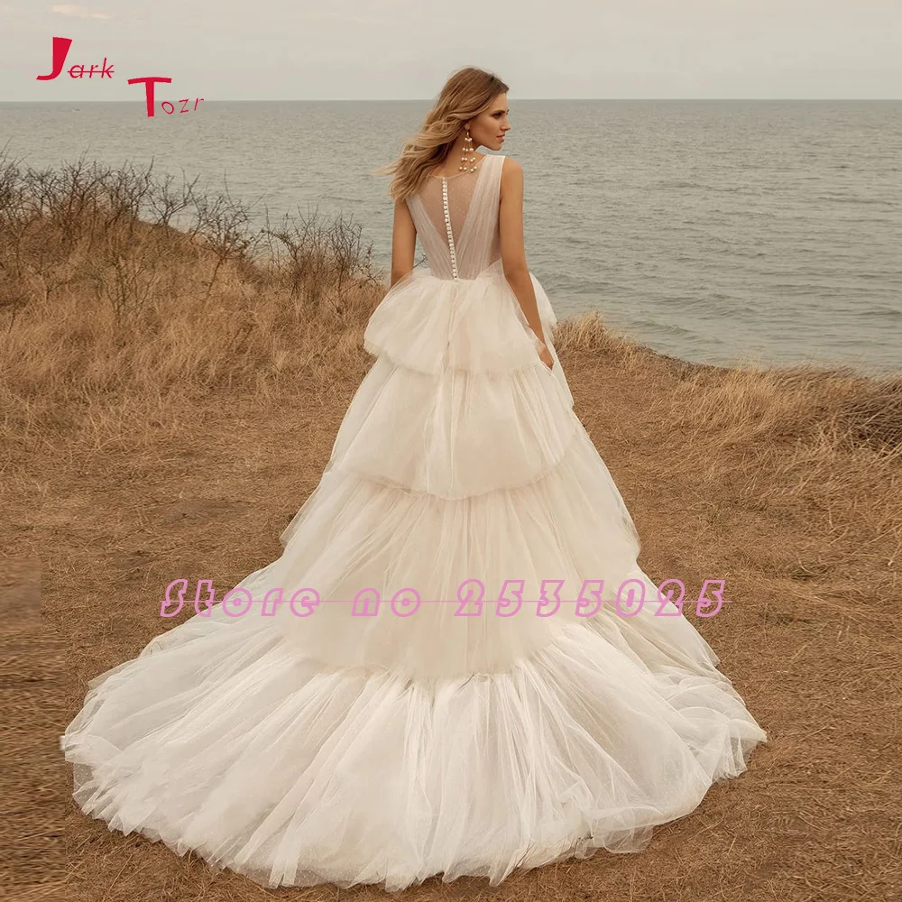 Vestido De Noiva Новое поступление великолепные свадебные платья трапециевидной формы