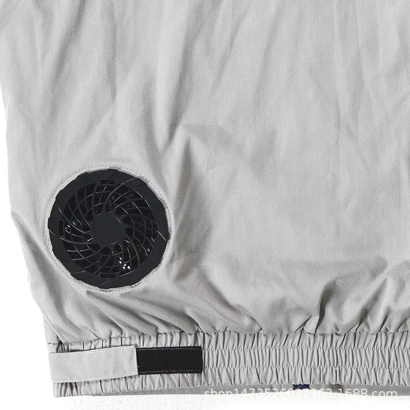 

USB Powered Fans Cooling Jacket Adjustable Sleeves Jackets Tactical Fishing Men's Women's Work Air Conditioning Clothes Outdoor