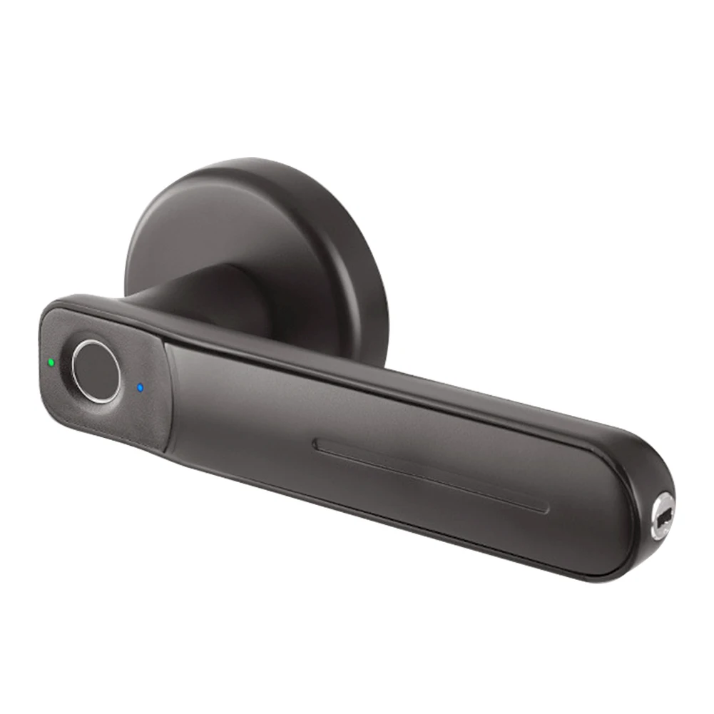 

Hardware Fingerprint Door Lock Home Office Electric Smart Zinc Alloy Handle With Keys Biometric Easy Install Apartment Family