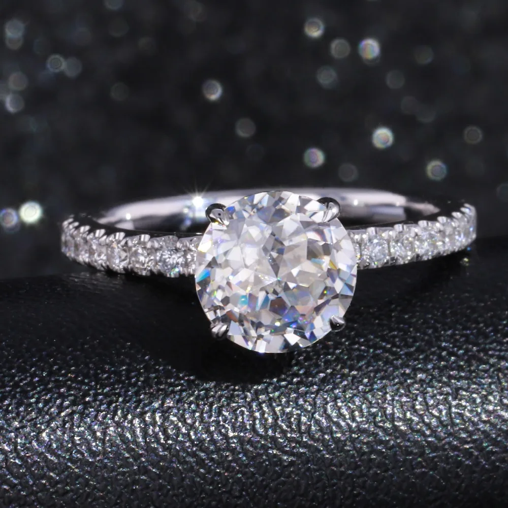 Cheerstar Высокое качество 14-каратное золото модное 7 5 мм DEF юбилейная огранка