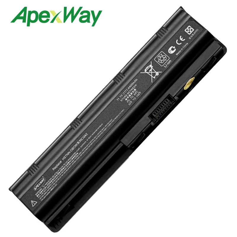 ApexWay Батарея для струйного принтера HP Pavilion dv5 2000 2100 dv6 3000 3100 3200 3300 4000 6000 6100 dv7 4000|battery