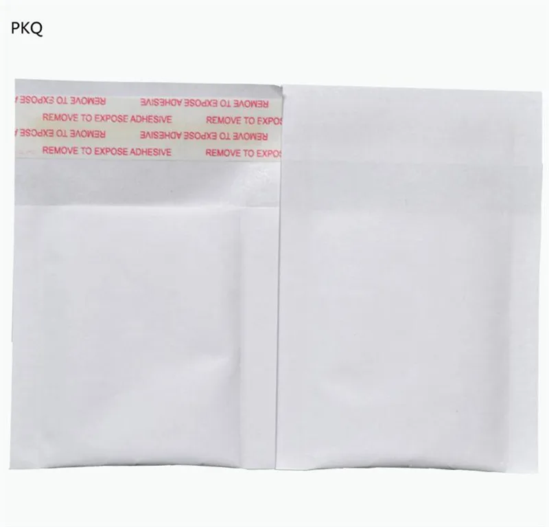 100 шт. самоклеющиеся белые Пузырьковые конверты упаковочные пакеты крафт