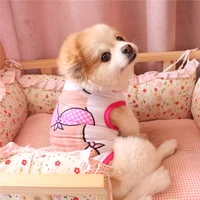 funny bikinimuscle pattern pet dog clothes summer small medium dogs vest cotton soft puppy cats chihuahua t shirt supplies