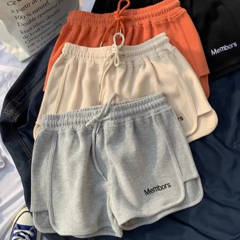 

VIDMID Girls embroidered casual shorts summer new boys Pants children baby kids wear loose cotton Sweatpants shorts P6071 04