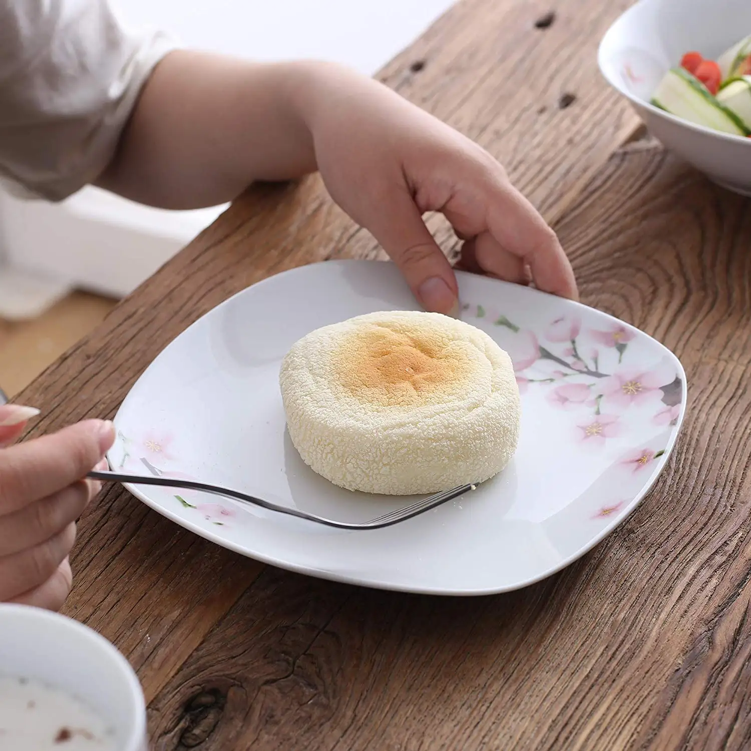 Фарфоровая керамическая посуда VEWEET ANNIE из 24 частей набор обеденных тарелок с