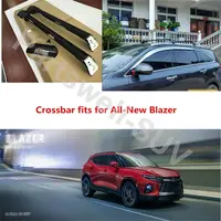 2Pcs Lockable Roof Rack Cross Bars Crossbar Baggage Luggage Rack Aluminum Fit for Chevrolet Chevy Blazer 2019 2020