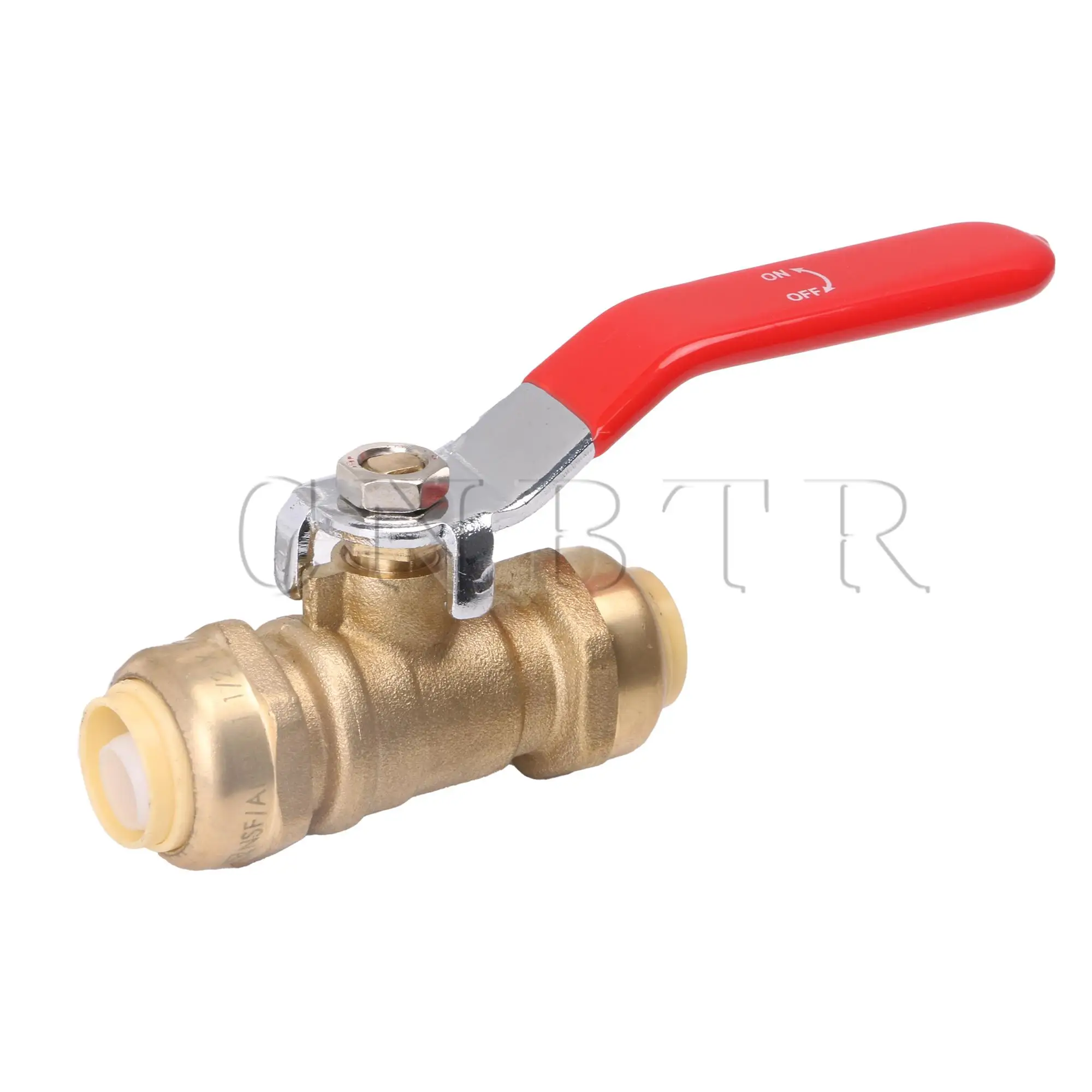 

Шаровой кран CNBTR, 1/2 дюйма, без свинца, латунь, с красным зажимом, CPVC